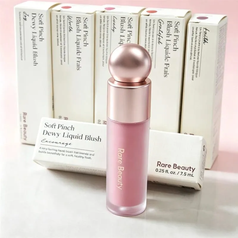 Rare Beauty Soft Pinch Liquid Blusher Silky Waterproof Moisturizing Woman Makeup Happy Hope Bliss Wonder Believe Blush Liquide