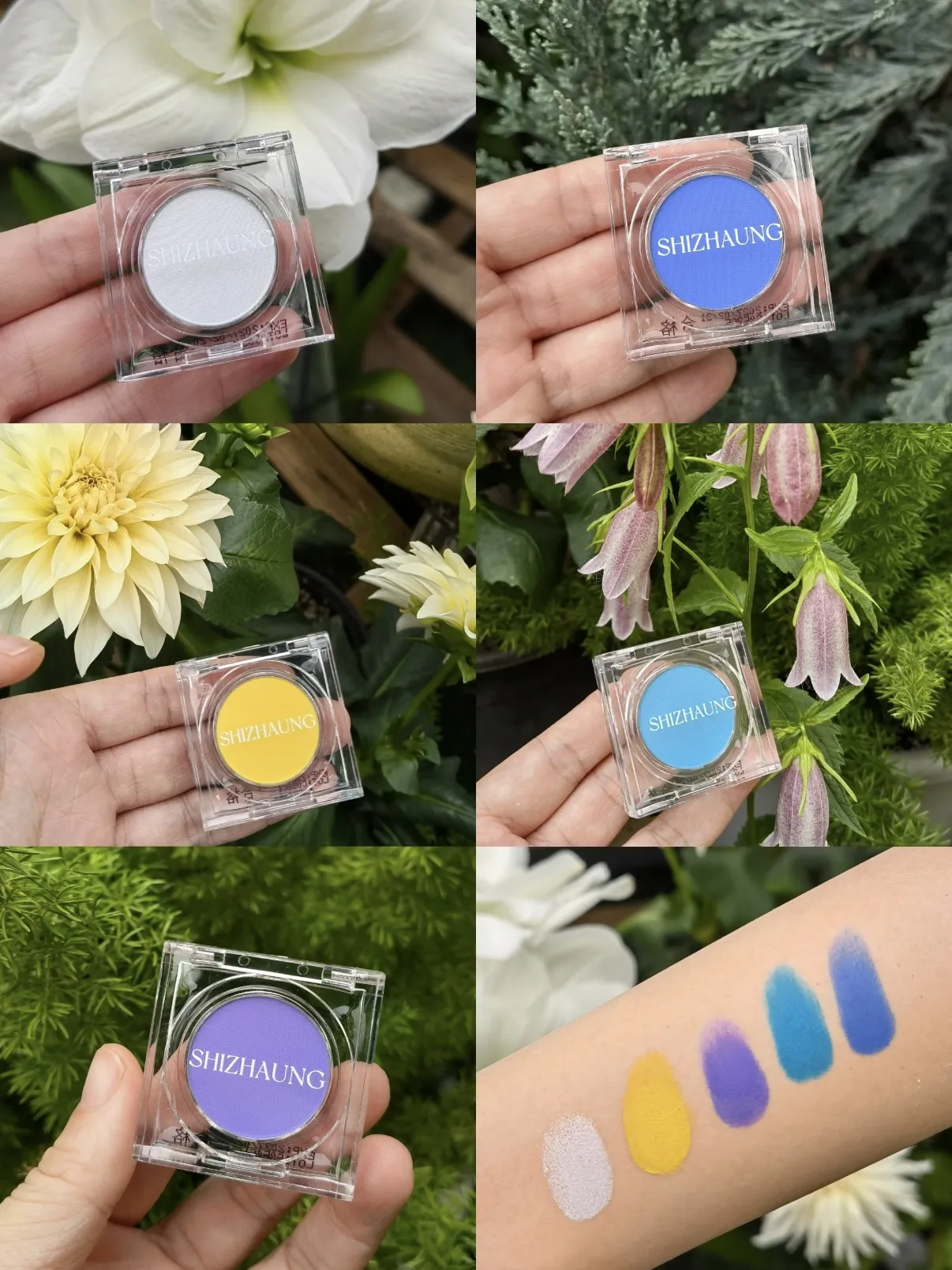 Chameleon Eyeshadow Powder Monochrome Matte Shimmer Metallic Glitter Gothic High Gloss High Colors Fine Flash lasting Eye Makeup