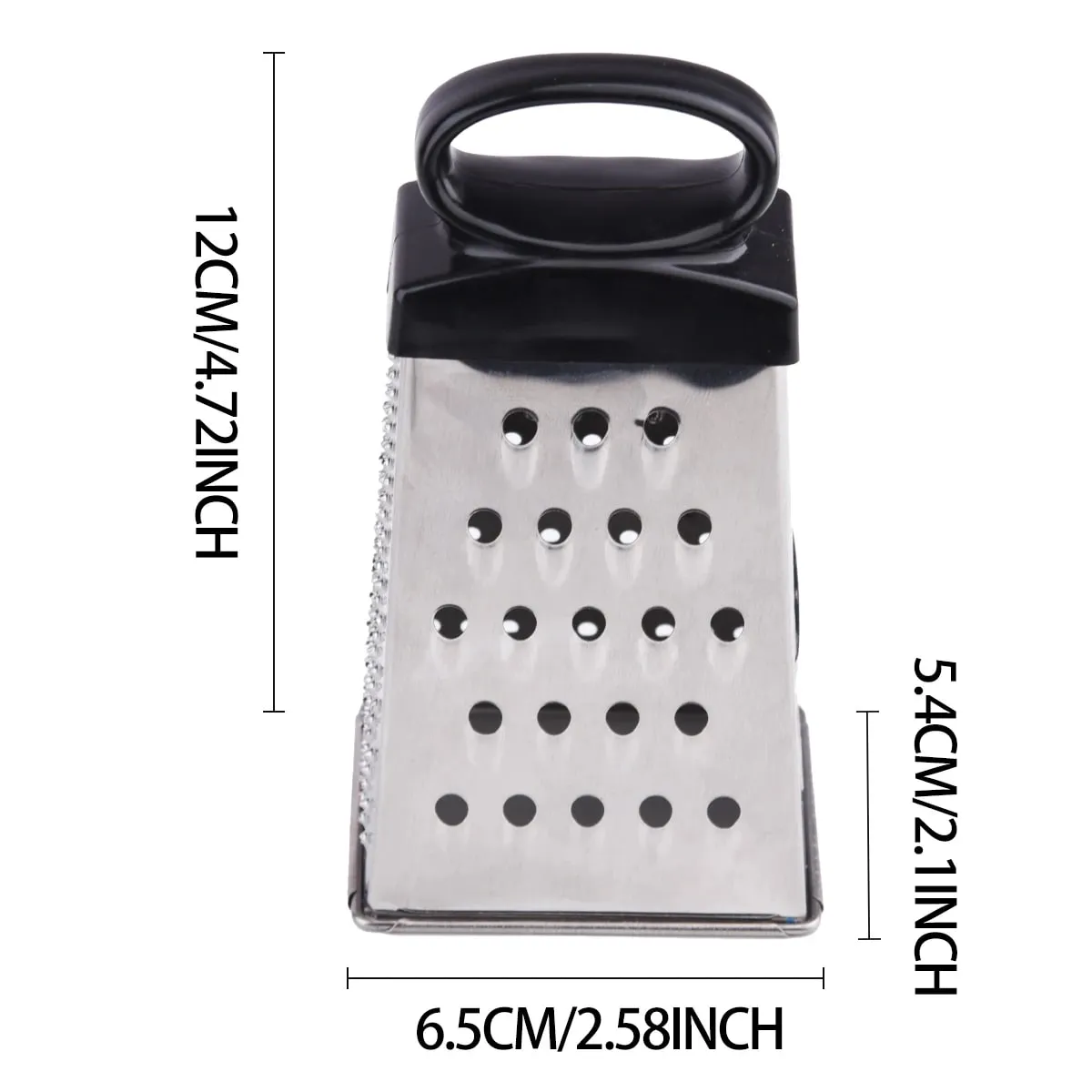 1pc mini tamanho 4 lados ralador de aço inoxidável profissional ralador de queijo para queijo parmesão legumes ferramentas de cozinha