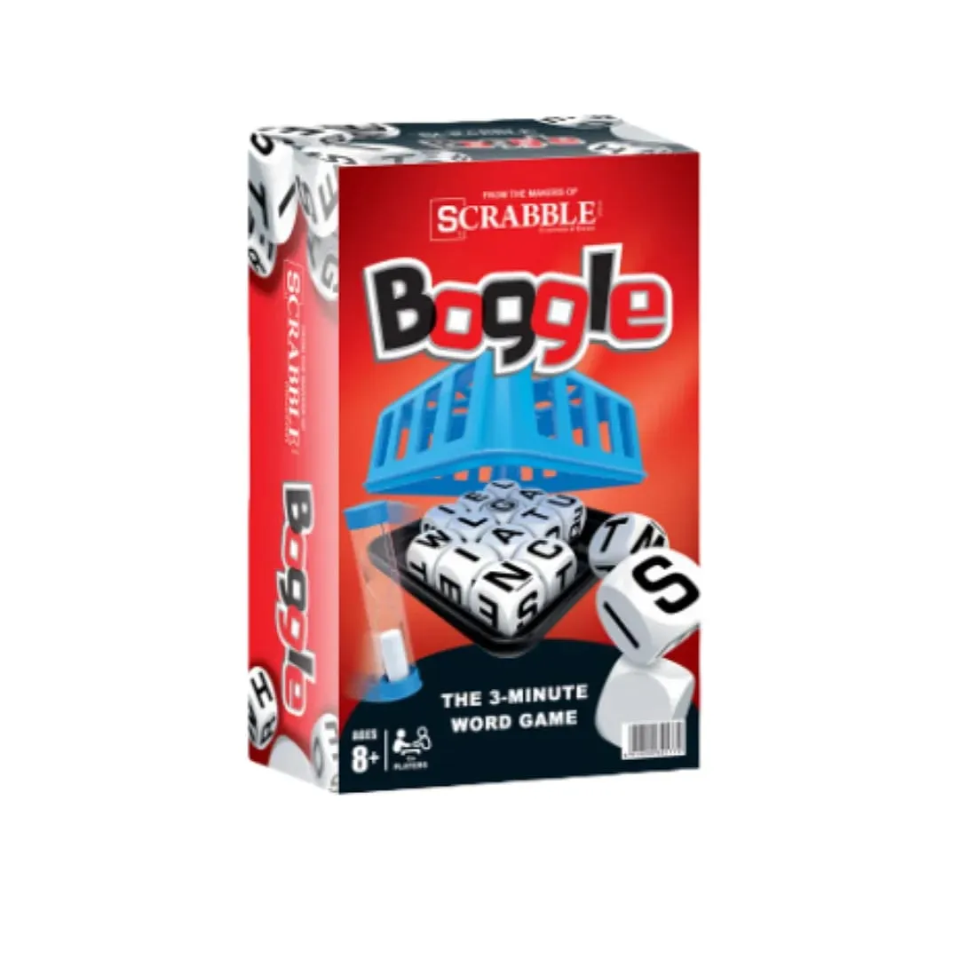 "Boggle: o jogo de dados de busca de palavras em ritmo acelerado de 3 minutos" Jogo de ortografia de dados Jogo de ortografia de dados Quebra-cabeça de cartas Jogo de tabuleiro interativo Ideal para festas Perfeito como presente de Natal.