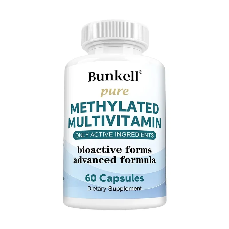 Suplemento multivitamínico metilado de alta potência com vitaminas C D B12 para apoiar a energia e o foco e manter a saúde do coração