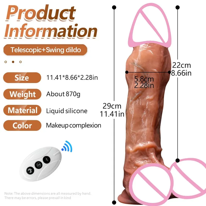 11.4in vibradores de pau grande cinta lésbica em vibradores vibrador de aquecimento telescópico vibradores usb carregável sem fio brinquedos sexuais para mulher