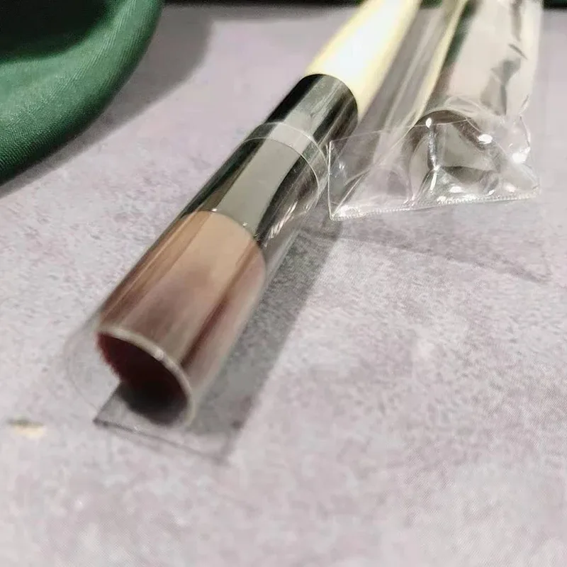 1pc pincéis de maquiagem corretivo punho de madeira maciça embelezar o rosto ferramentas de beleza cosmética para mulheres