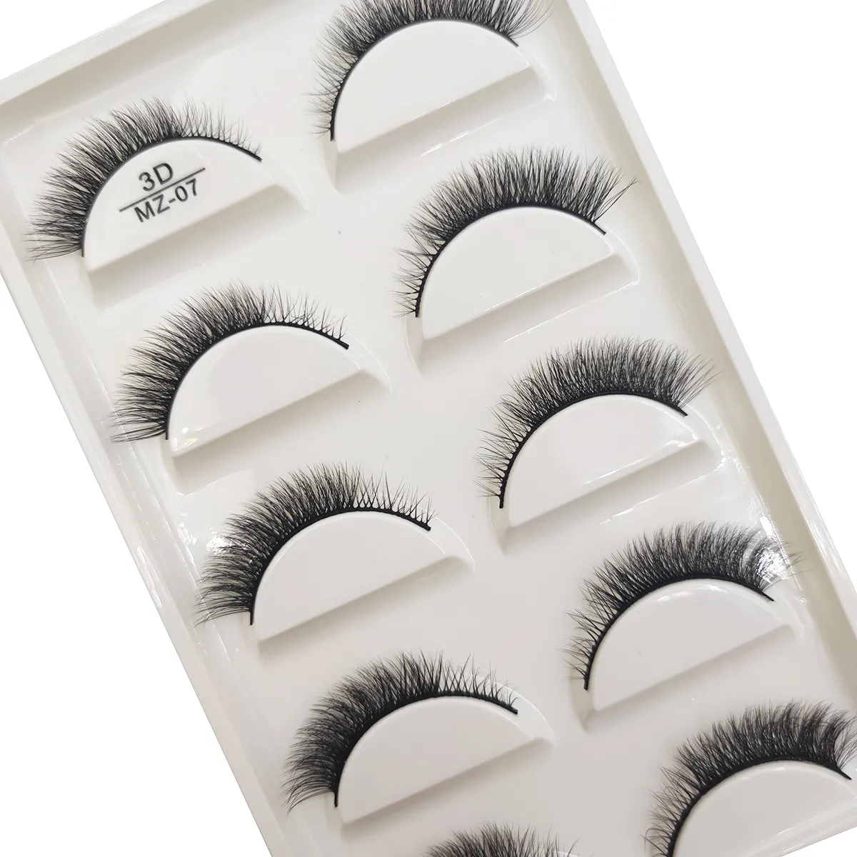 Wholesale 5 Pairs 3D Natural Mink False Eyelashes Makeup Extension Eyelash Fake Eye Lashes Faux Cils Make Up Beauty Cilios