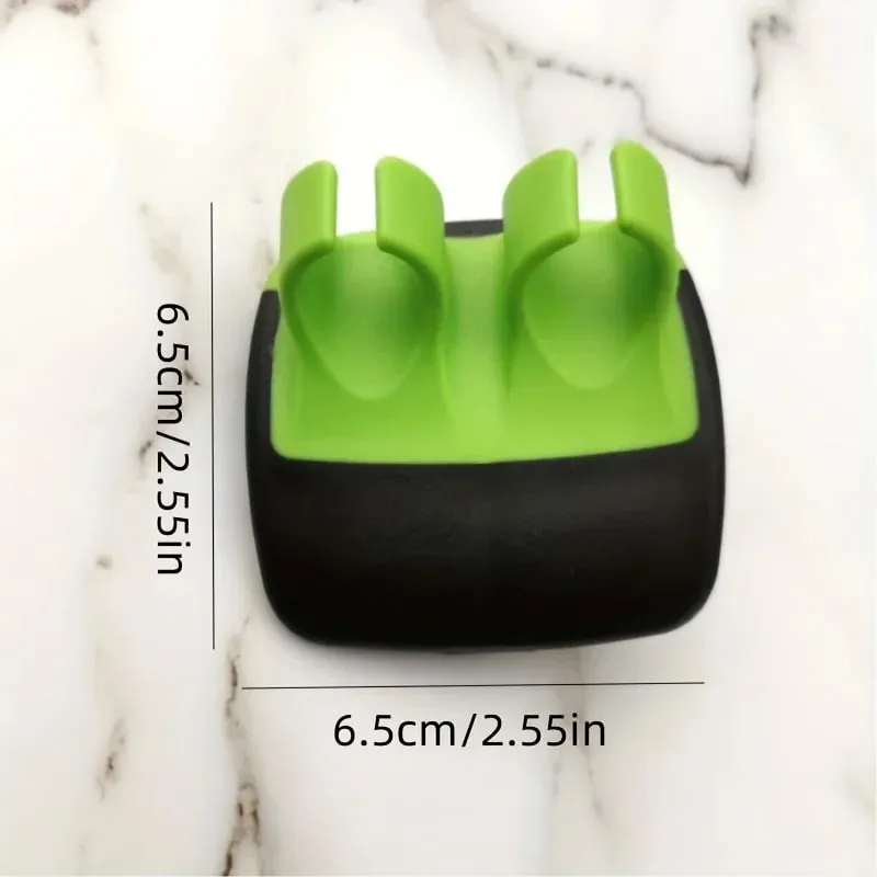 1pc Stainless Steel Handheld Vegetable Peeler with Rubber Finger Grip Comfortable Palm Peeler Suitable for Carrots Etc