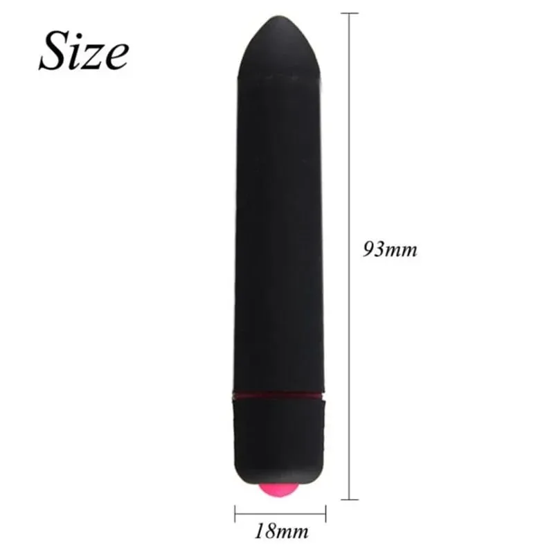 Mini vibrador bala de 10 velocidades para mulheres, estimulador de clitóris à prova d'água, vibrador, brinquedos sexuais para mulheres, produtos sexuais — image 5