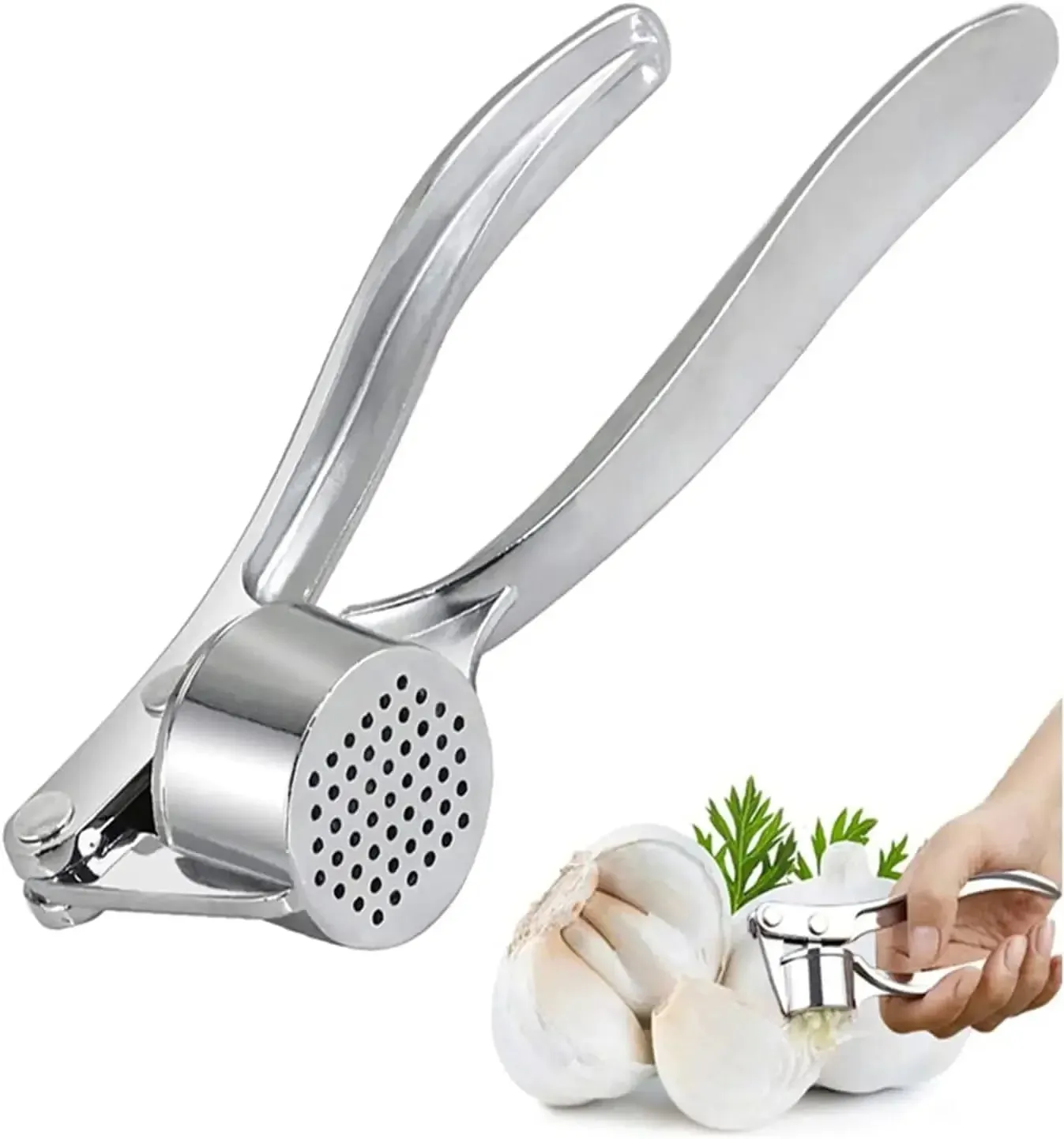 Kitchen Garlic Press Garlic Clips Multi Functional Stainless Steel Manual Pull Efficient Ginger Garlic Crusher Home Utensils