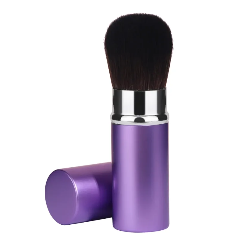 1 pçs pincéis de maquiagem retrátil pó fundação mistura blush rosto kabuki escova maquiagem compõem ferramentas cosméticas