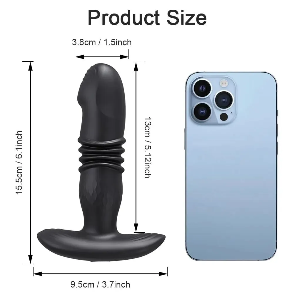 伸縮振動肛門塞肛門 APP 振動器無線遙控性玩具女式肛門假陽具前列腺按摩器肛門塞