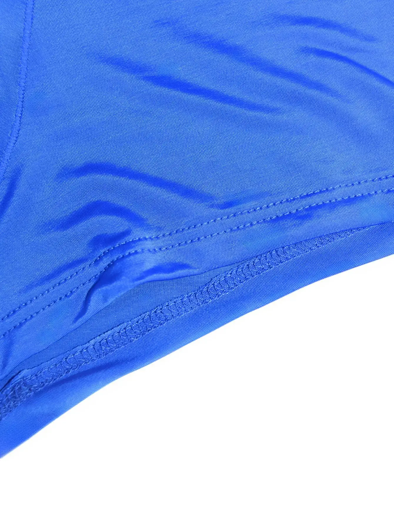 Cuecas boxer masculinas de seda gelo, calções elásticos, respirável, absorção de umidade, roupa íntima macia, cor aleatória, esporte diário, casa, roupa casual