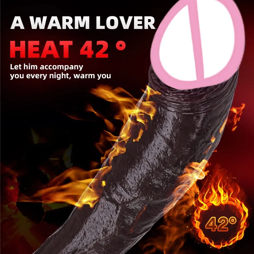 Realistic Black Dildo Vibrator Wireless Remote Rotating Penis Suction Cup Telescopic Vibrating Dildos Dick Sex Toys For Women