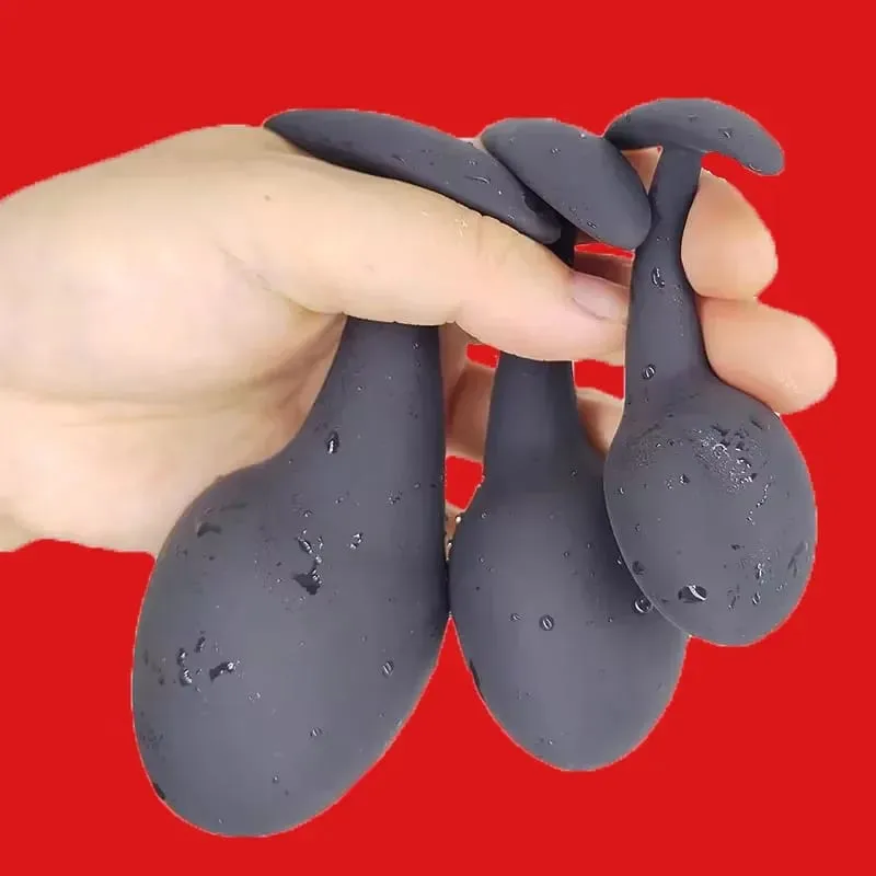 Dilatador anal de silicone, mas plugue anal em formato de girino, plugue anal, plug anal, contas de ânus, brinquedos sexuais de âncora, massagem de próstata