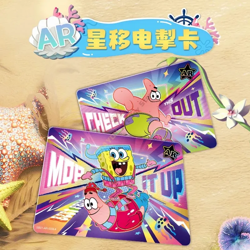 SpongeBob SquarePants Card Patrick Star Fun Time Gift Box Collection Cards ChildrenGifts Rare Collections Gift Toy