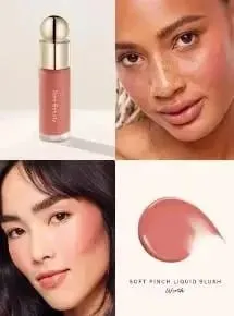 Autumn Rare Beauty Cream‑to‑powder Liquid Blush Mashed‑potato Texture Highlight Mirror Easy‑to‑apply Long‑lasting Blush Cream