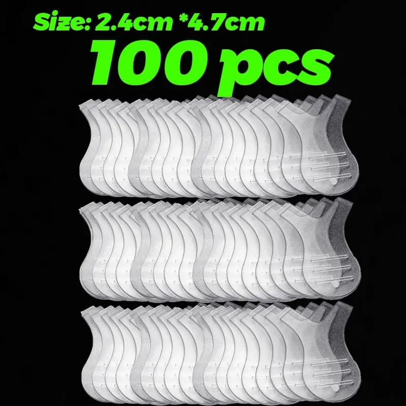 Escova transparente em forma de y para levantar cílios, mini pente de plástico reutilizável, escova modeladora de cílios, acessório de ferramenta de escova modeladora 3D