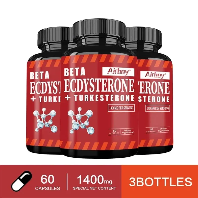 Suplementos de Beta Ecdisterona e Turkesterona - Aumentam a massa muscular, melhoram o desempenho atlético e a força