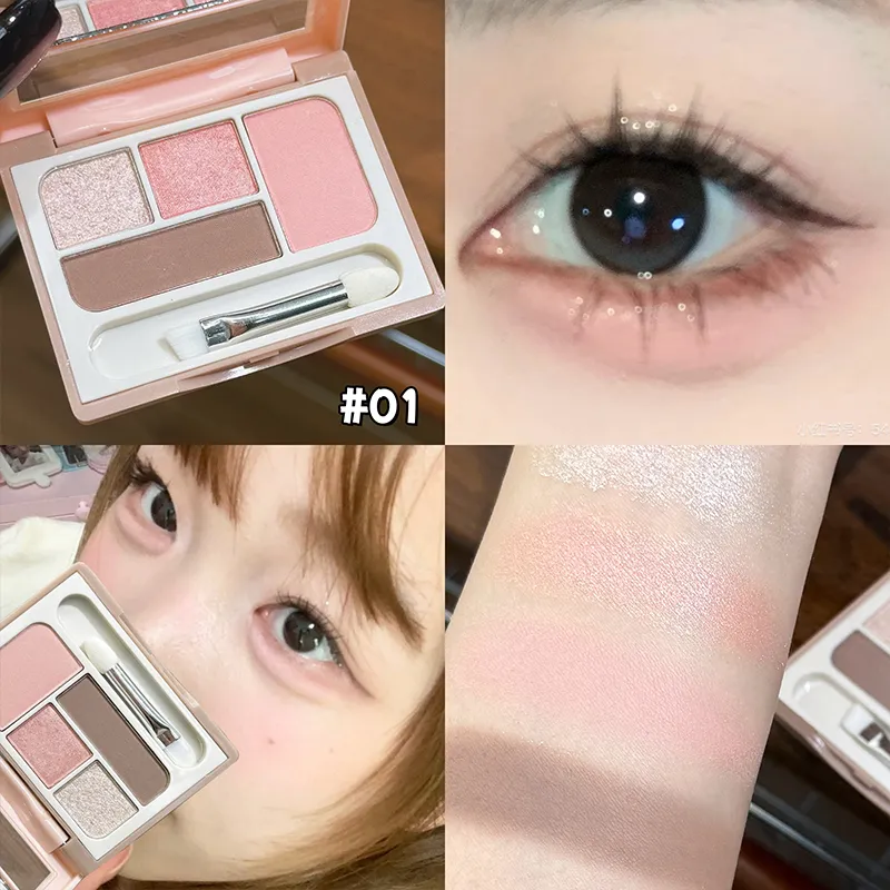 VALOR DA ARTE Paleta de sombras peroladas maquiagem duradoura glitter fosco sombra de olho brilho contorno destaque sombra cosméticos