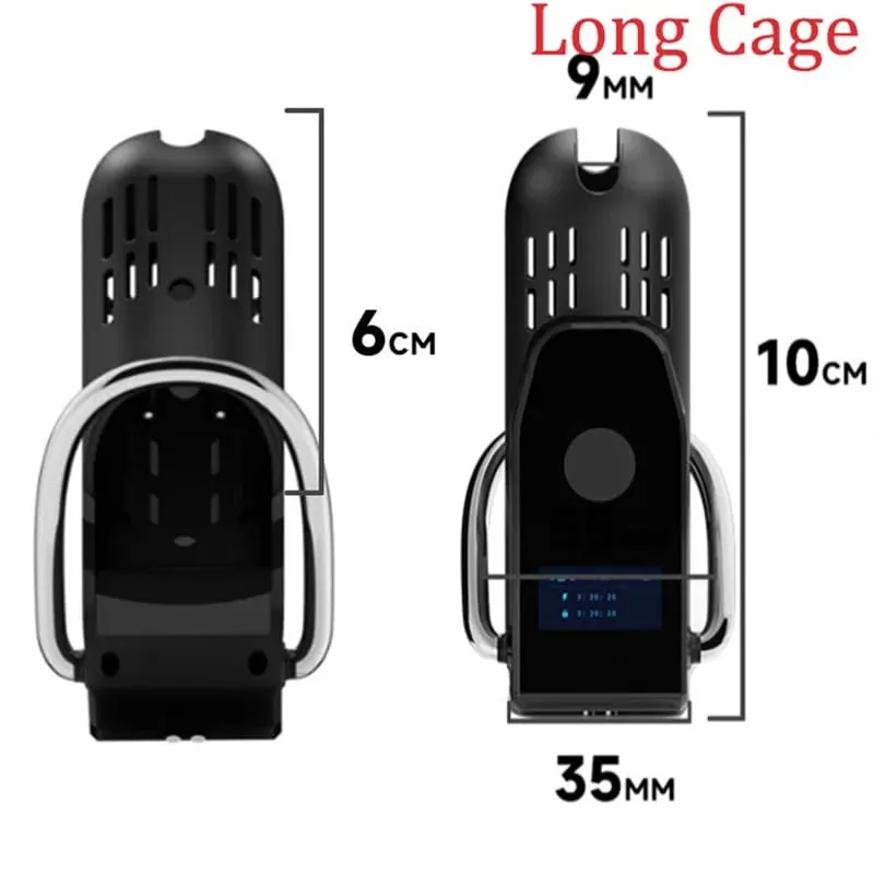 Cellmate pro masculino gaiola de castidade controle remoto choque elétrico pênis gaiola anel cinto de castidade brinquedos sexuais para homens gay — image 5