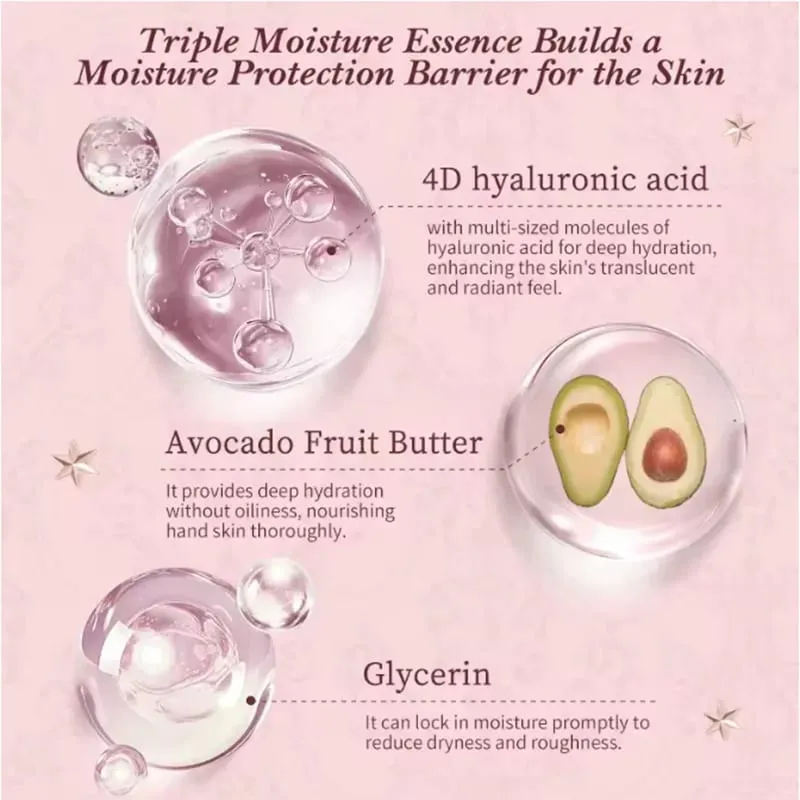 Flowerknows Morango Cupido Creme para as Mãos Perfumado Hidratante Nutritivo Loções de Cuidados com a Pele para Mulheres Creme Clareador Maquiagem — image 6