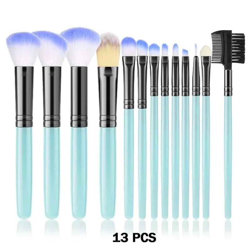 Conjunto de pincéis de maquiagem, 10/32 peças, pó macio, base, contorno, blush, corretivo, sombra, iluminador, ferramenta de beleza