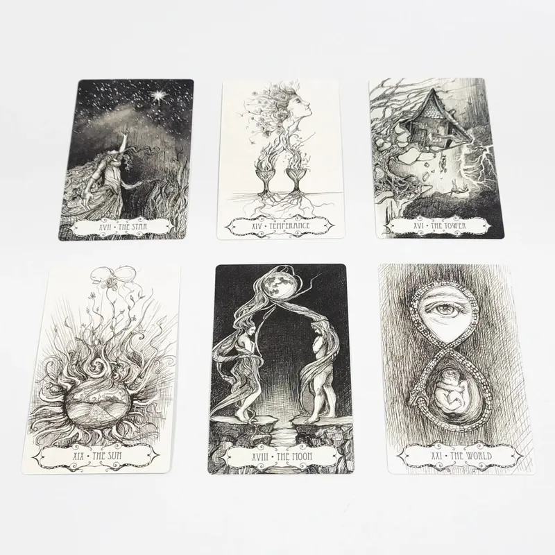 Cartas de tarô do abismo para adivinhação, uso pessoal, baralho de tarô, versão completa em inglês, jogos de tabuleiro oracle — image 4