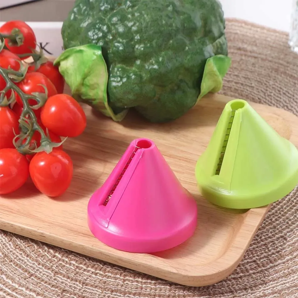 Aksesori Dapur Pencincang Lingkaran Kon Pencincang Kalis Karat Pencincang Rotary Antikarat Penghiris Sayur Plastik Kentang