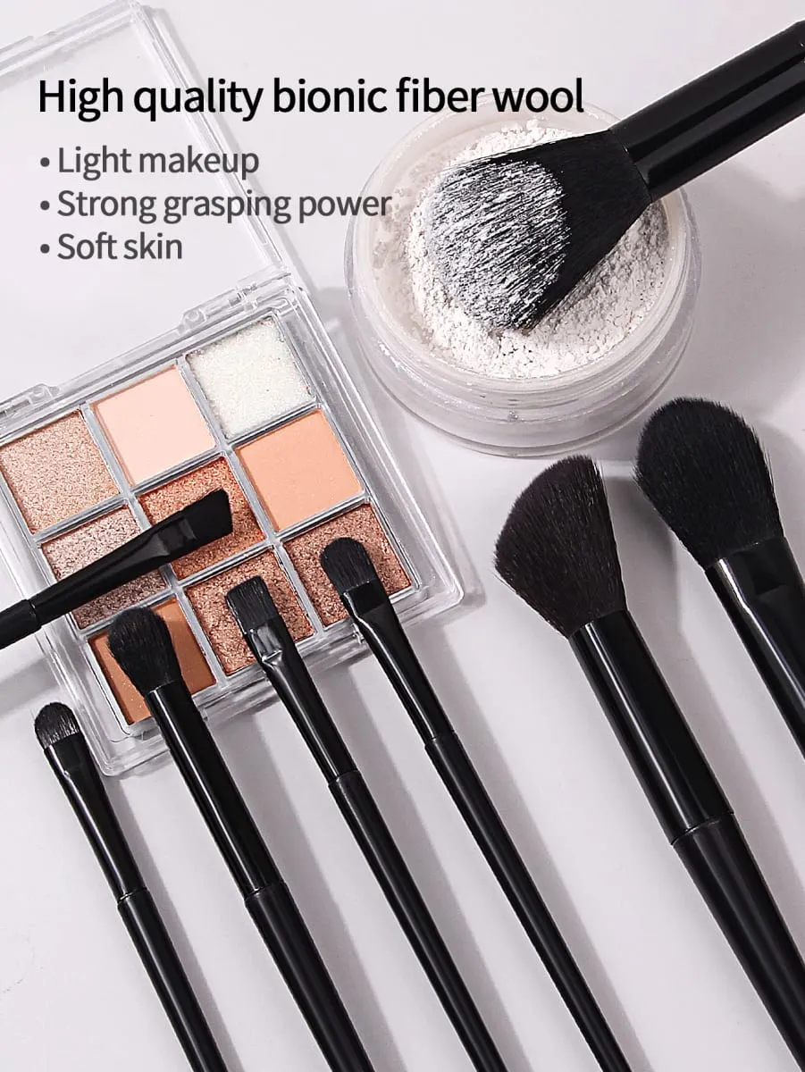14 PCS Conjunto de pincéis de maquiagem de baixo preço com bolsa de pincéis de maquiagem Pincéis cosméticos com bolsa de pincéis de maquiagem da moda