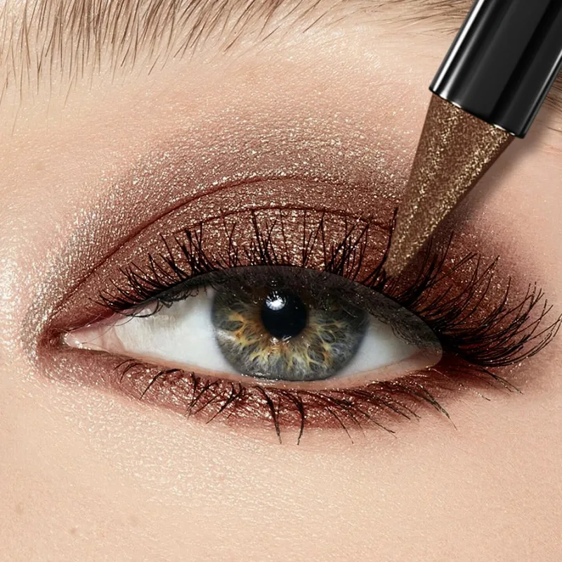 25 kleuren 1 ST Parel Oogschaduw Stick Waterdicht Langdurig Glitter & Matte Kleur Oogschaduw Make-up Gezicht Hoogtepunt Cosmetica Cadeau