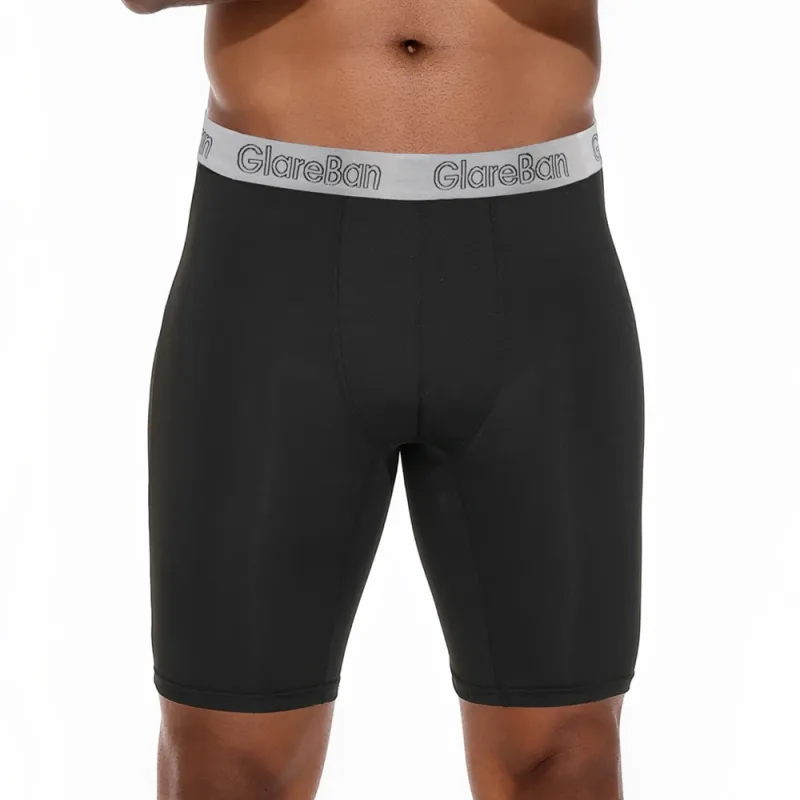 4 Pieces Mixed Colors Quick-Dry Long Leg Boxer Briefs Underpants Underwear For Home And Sports Hight Quality Male Panties Pants