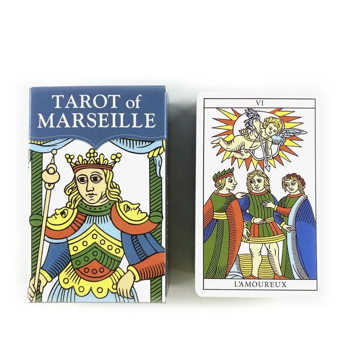 Mini Tarot Of Marseille Tarot Deck Leisure Party Table Gameplay Fortune-telling Prophecy Oracle Cards Entertainment Board Game