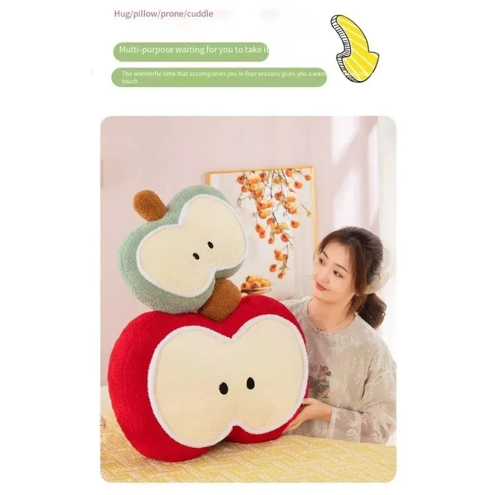 Criativo pelúcia fruta boneca travesseiro macio almofada de dormir almofada de assento de escritório para sala de estar sofá cama