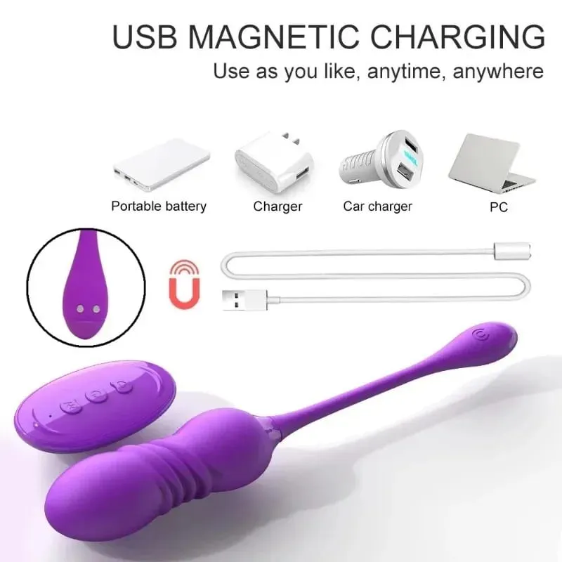 2026 vibração retrátil ovo vibratório controle remoto sem fio feminino adulto brinquedos sexuais produtos masturbador feminino