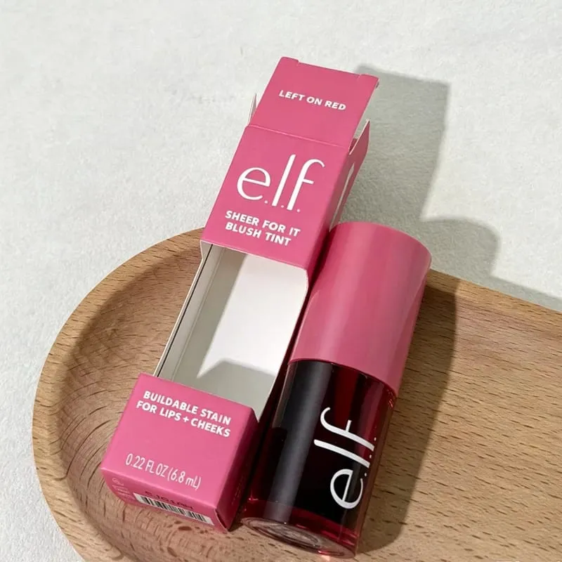 Elf Celebrity Limited Co-branded Delineador labial suave de ponta dupla Peptídeo Batom Bálsamo labial Blush líquido Fácil de aplicar Blush Stick