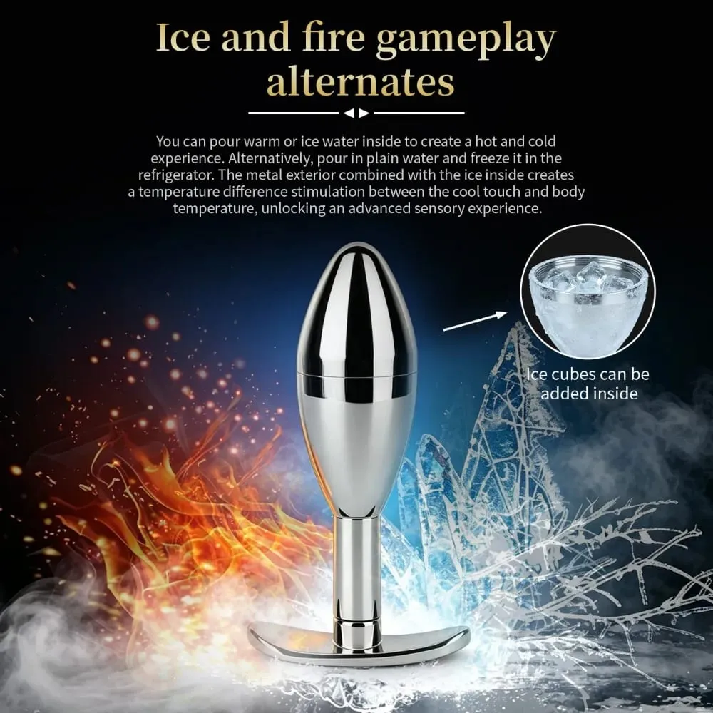 Stainless Steel Egg Anal Plug Wearable Butt Plug Hollow Detachable Used To Hide Keys Storage Adult Game Sex Toys for Woman Men