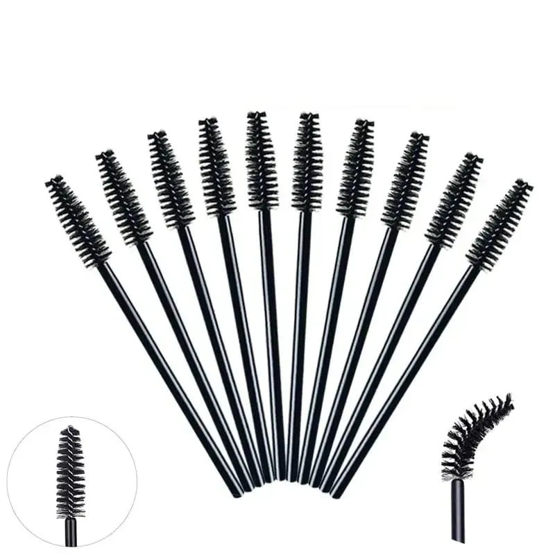 50/1000 件一次性睫毛刷 睫毛延長工具 眉刷 睫毛膏棒 塗抹器線軸 化妝工具 — image 2