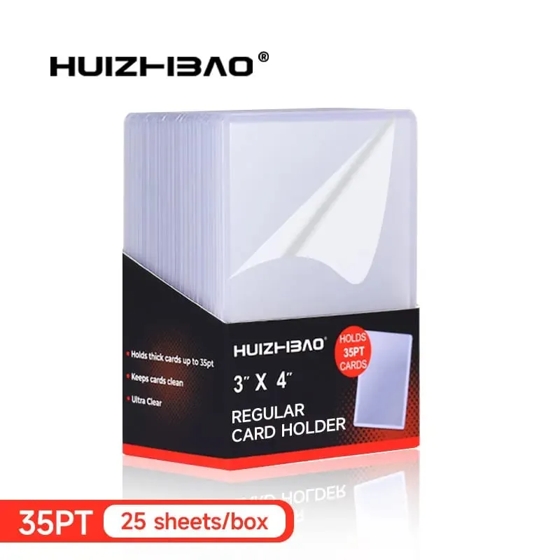 35pt 55pt 75pt 100pt 130pt 180pt 260pt 360pt para carregador superior protetor titular cartão de armazenamento comercial cartões de esporte de beisebol de futebol