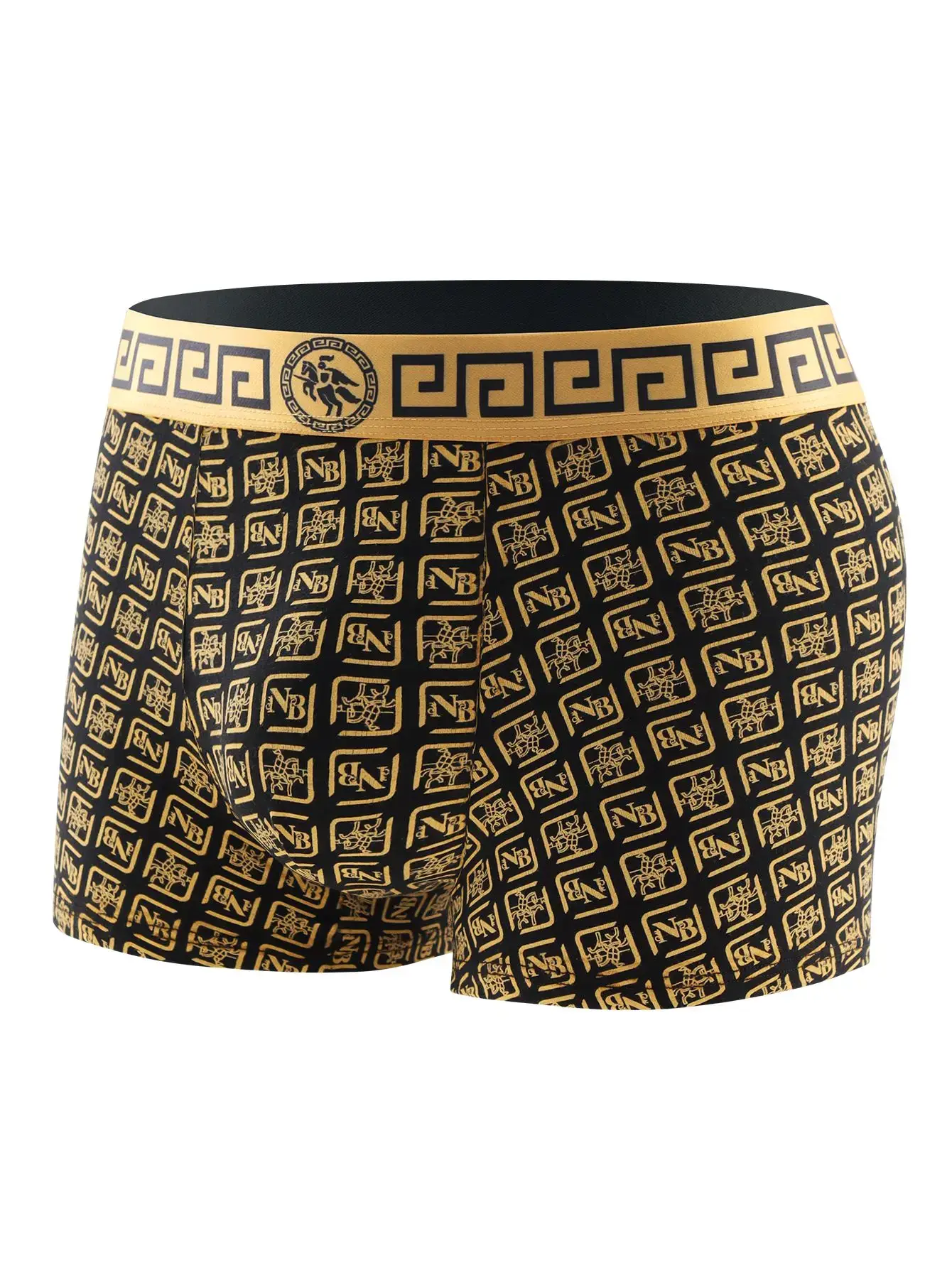 8 Piece Men's Underwear Set Soft Comfortable High Quality Men's Boxer Briefs Panties Black Gold Domineering Selling Men's Pants