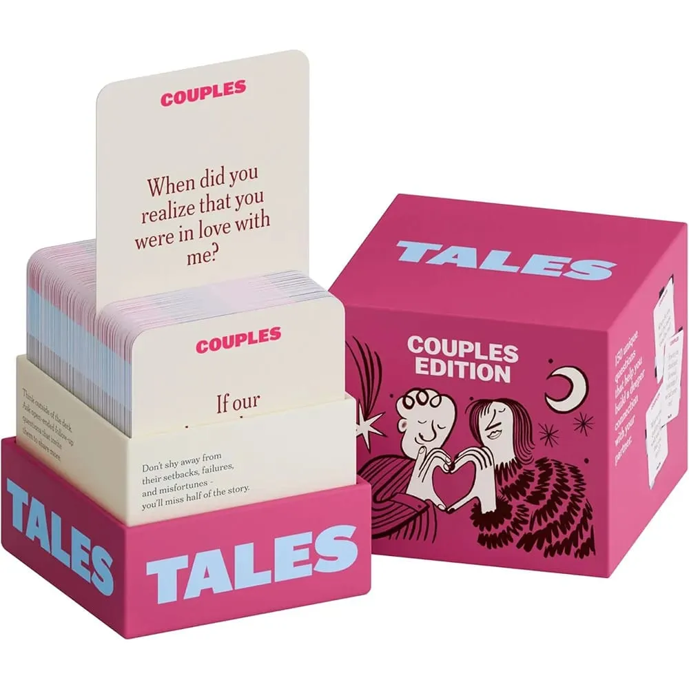 Tales Story Dice Game Casais & Family Edition Jogo interativo de contar histórias para encontros, noite e família Parte Jogo de mesa criativo — image 1