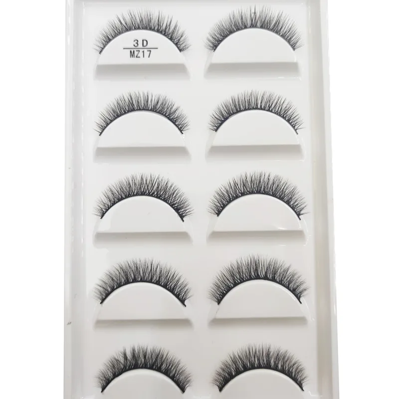Novo 28 estilos 5 pares de cílios postiços de vison natural maquiagem extensão de cílios falsos cílios postiços maquiagem beleza cilios