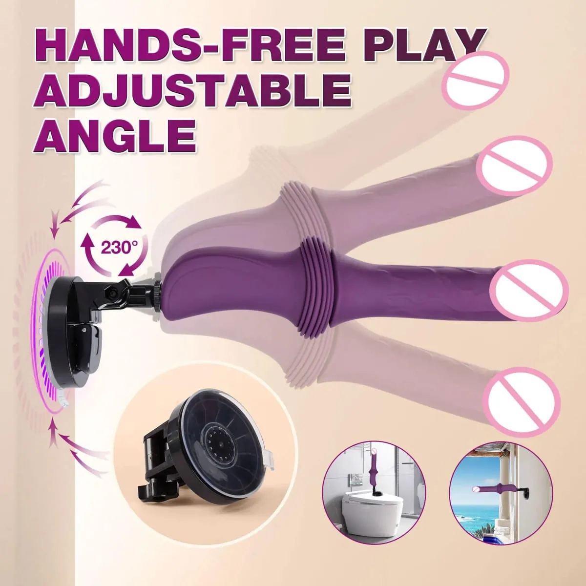 Máquina de sexo empurrando vibrador vibrador g ponto massageador vaginal masturbação feminina ventosa adultos brinquedos sexuais para mulher — image 3