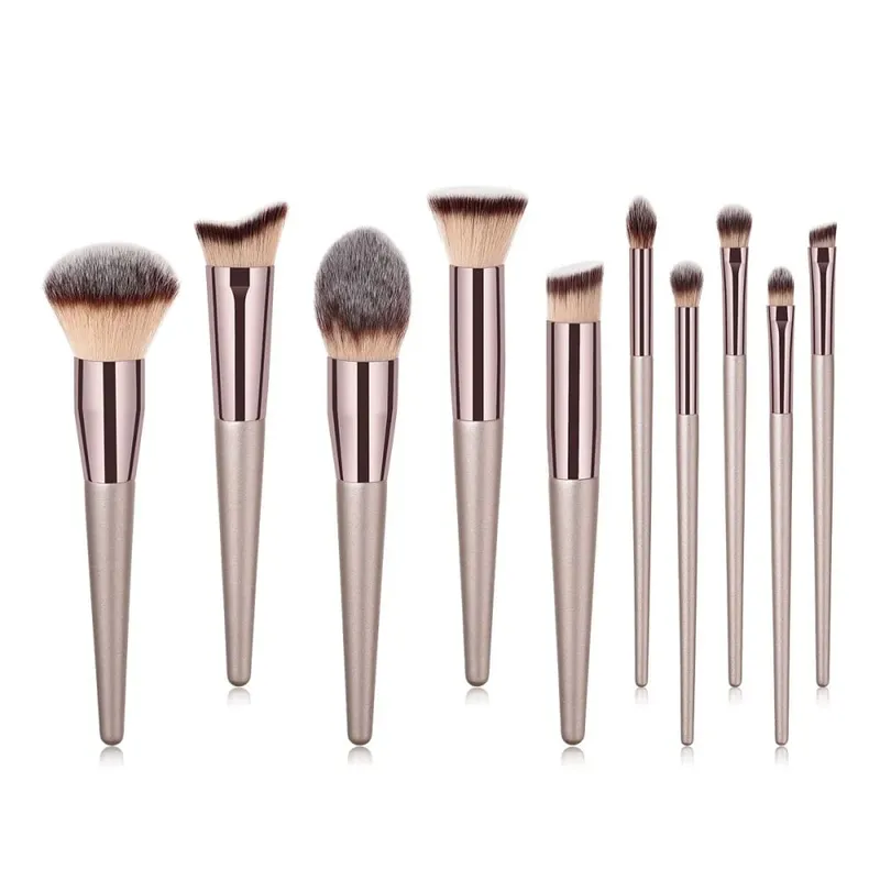 1-14 pçs pincéis de maquiagem conjunto de ferramentas compõem kits de ferramentas de escova para sombra delineador cosméticos pincéis maquiagem macia pele-amigável