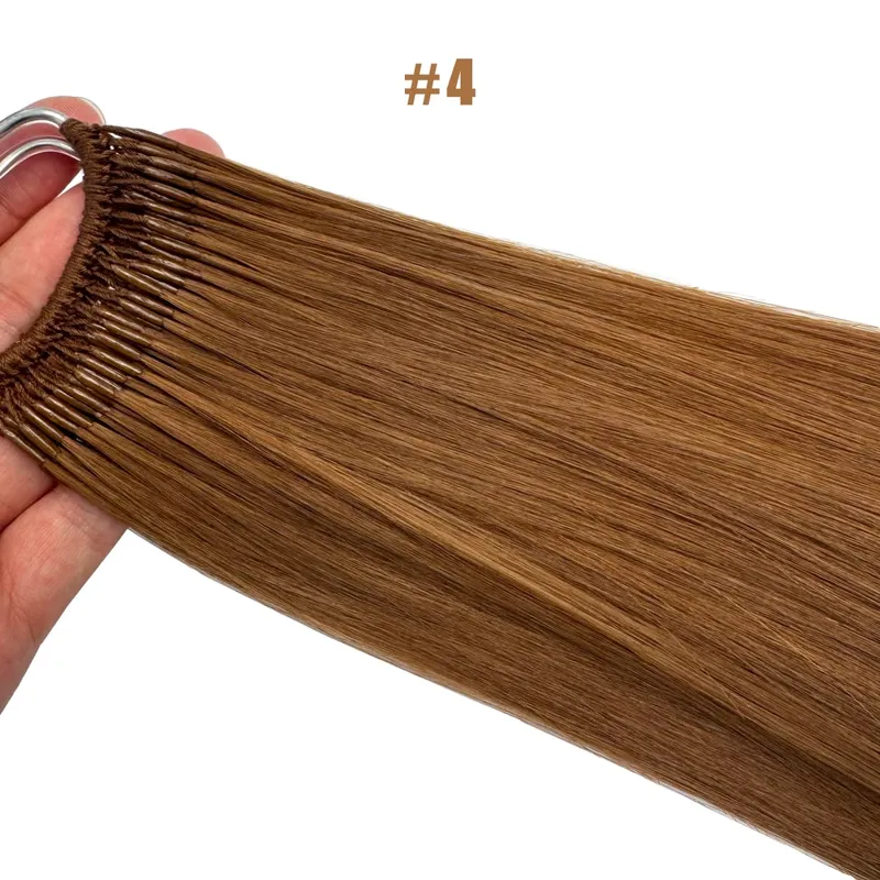 Coreia reta popular algodão corda gêmeos ponta extensões de cabelo brasileiro remy cabelo 0.5 g/pçs queratina i-ponta cabelo humano para mulher