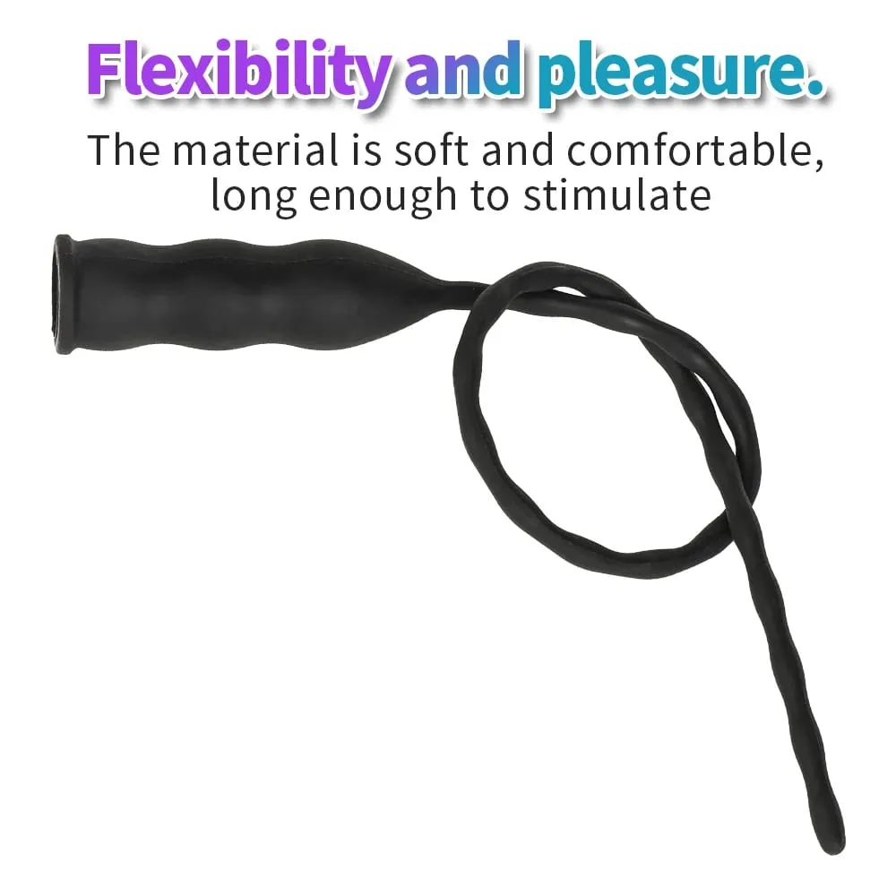 Vibrador uretral de 10 frequências, estimulador de olho de cavalo, plug de pênis, expansor de cateter, masturbador masculino, brinquedos sexuais