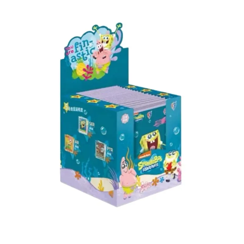 SpongeBob SquarePants Card Patrick Star Fun Time Gift Box Collection Cards ChildrenGifts Rare Collections Gift Toy