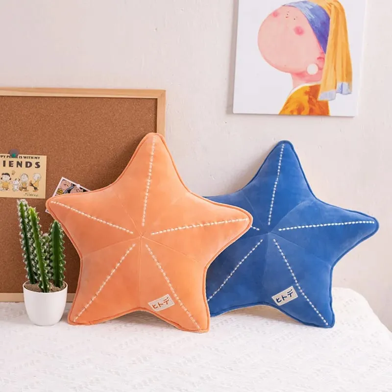 Zu sob tema do mar bonito concha estrela do mar travesseiro de pelúcia estrela do mar macio brinquedos de pelúcia kawaii rosa quarto festa decoração