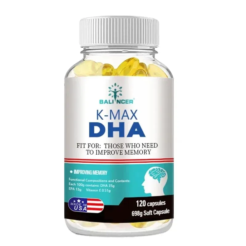 DHA 大腦補充品 - DHA 和 EPA - 增強記憶力、專注力和認知力，促進大腦和眼睛健康