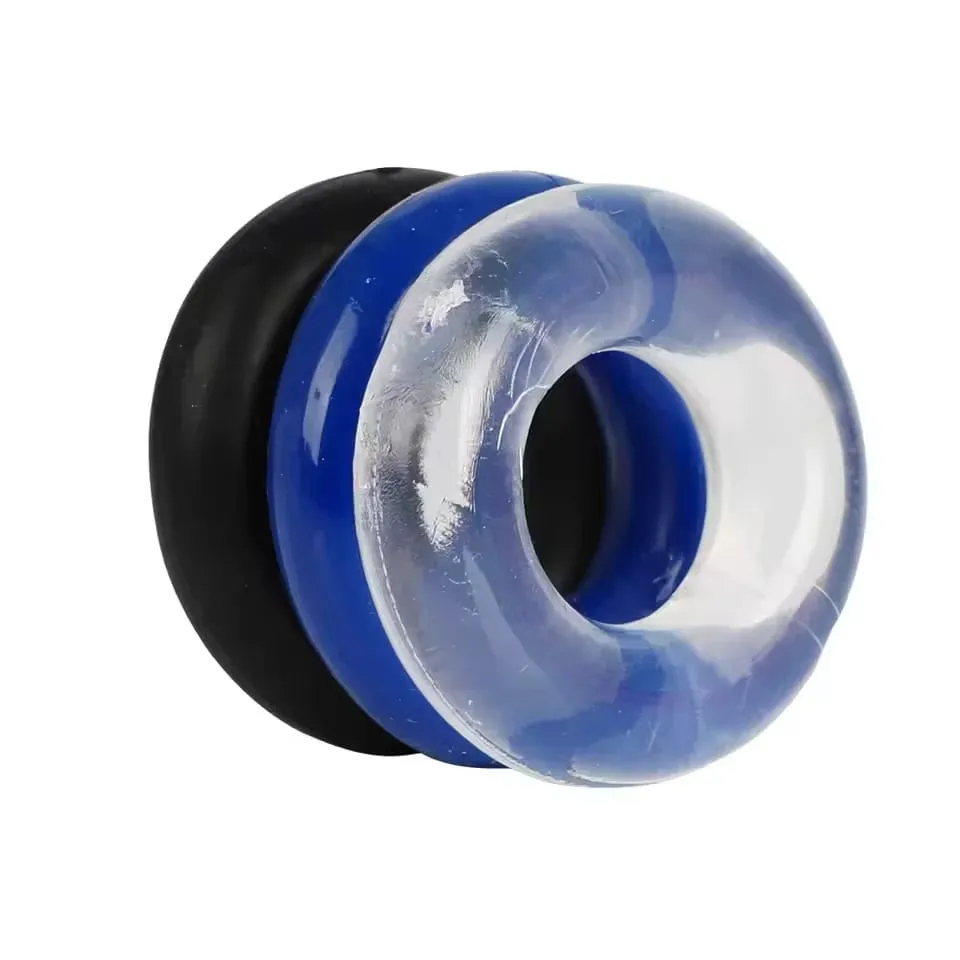 Anéis penianos de silicone com ampliadores, aumento da ereção, ultra macio, longa duração, brinquedos sexuais adultos mais fortes para homens e casais — image 6