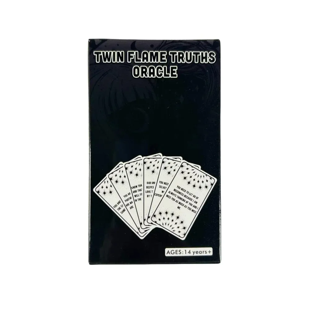 Twin Flame Truths Oracle Cards For Family Party Fortune Telling Divination Game Cards