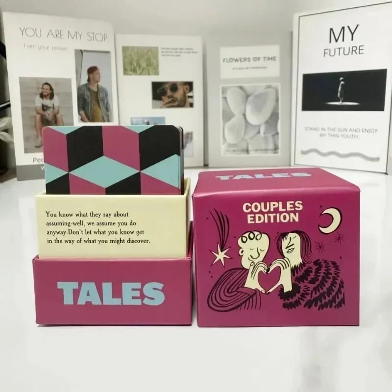 Tales Story Dice Game Casais & Family Edition Jogo interativo de contar histórias para encontros, noite e família Parte Jogo de mesa criativo — image 5