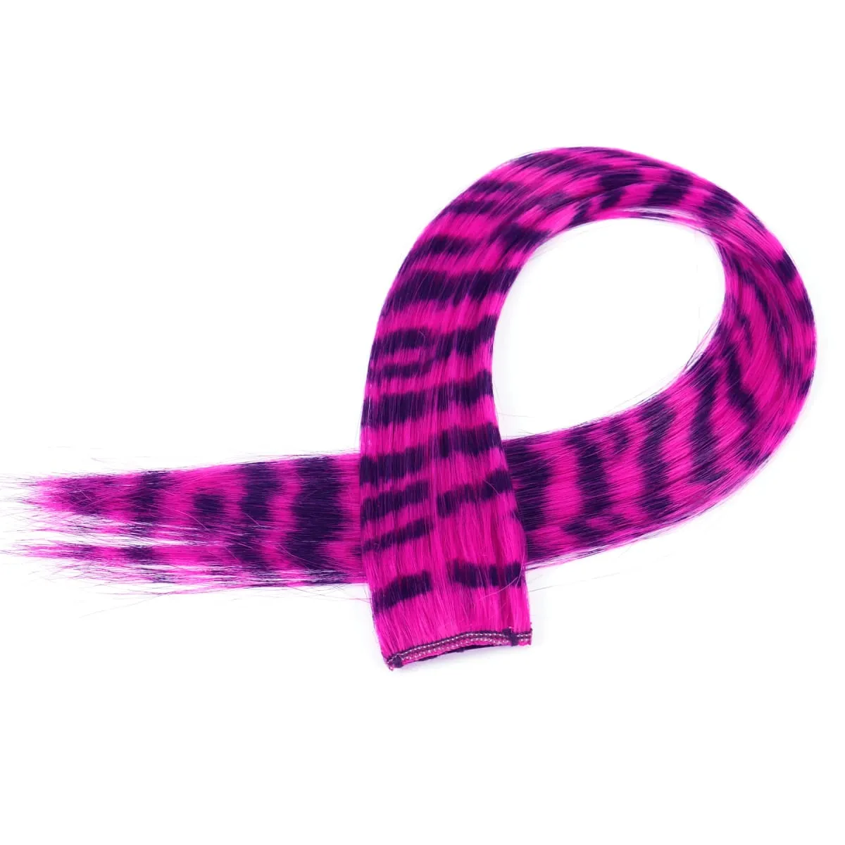Feather Hair Extensions Colored Synthetic Hair Feather Colorful False Hair Extension Mixed Color Straight Hair For Women Girls